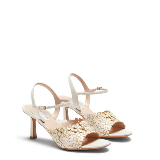 Sandalo Donna Romantic Flower In Pelle-Fratelli Rossetti