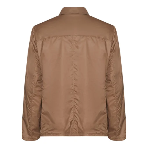 Beige Reversible Suede Jacket | Fratelli Rossetti