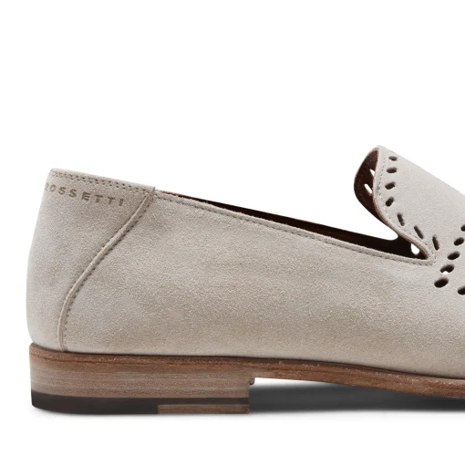 Beige Woven Suede Slippers | Fratelli Rossetti