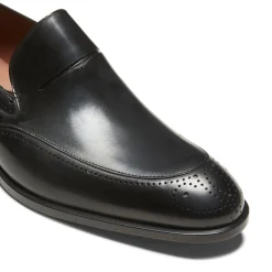 Black Leather And Suede Loafer | Fratelli Rossetti