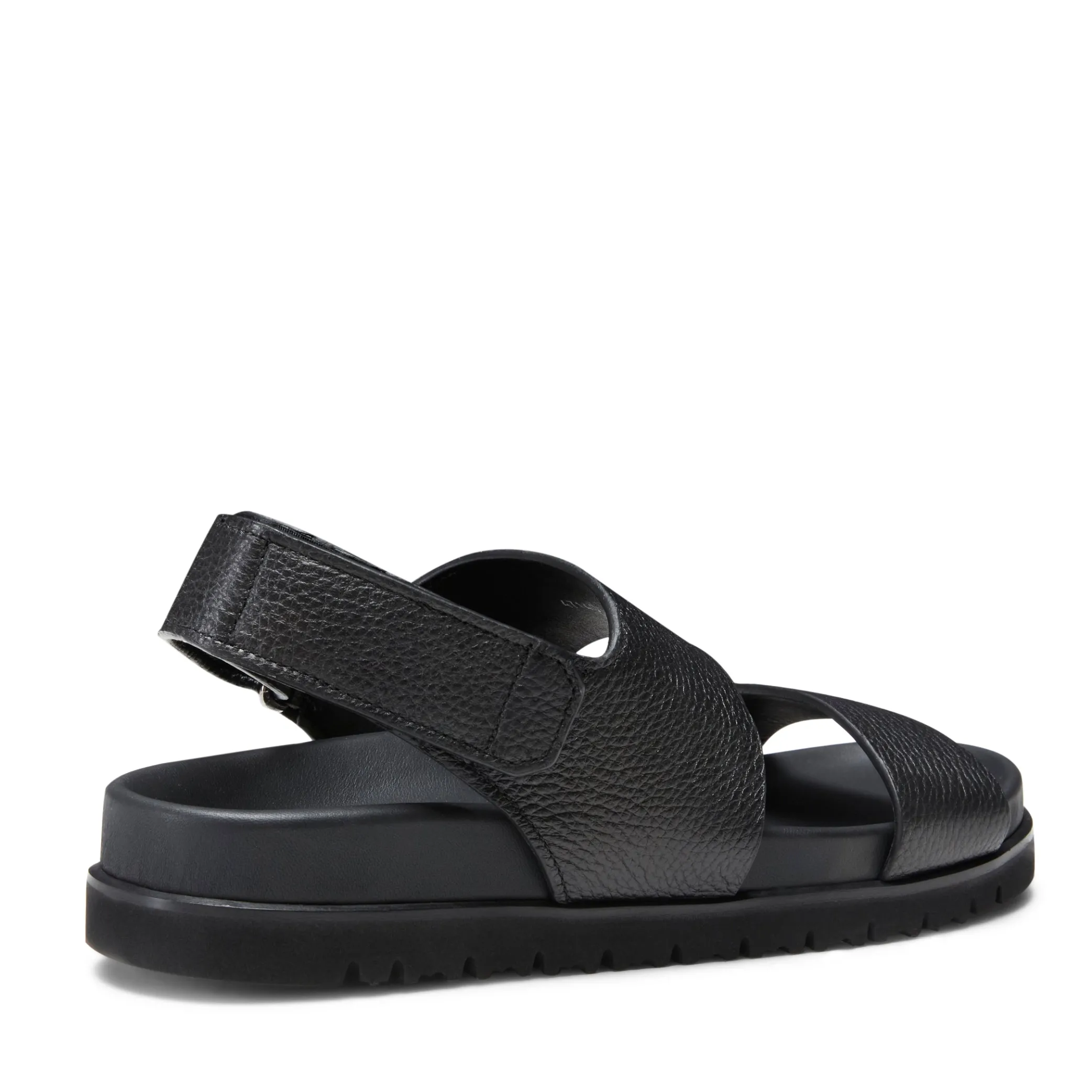 Black Leather Sandal | Fratelli Rossetti