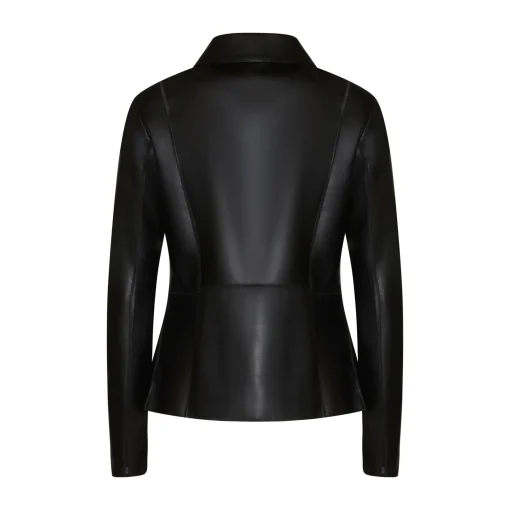 Black Nappa Leather Jacket | Fratelli Rossetti