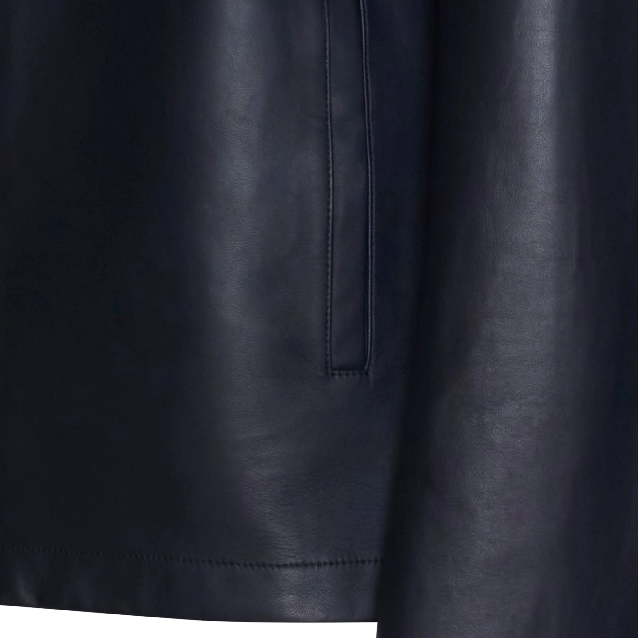 Blue Nappa Leather Jacket | Fratelli Rossetti