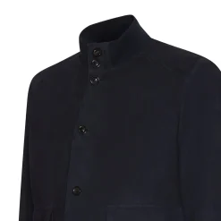 Blue Suede Jacket | Fratelli Rossetti