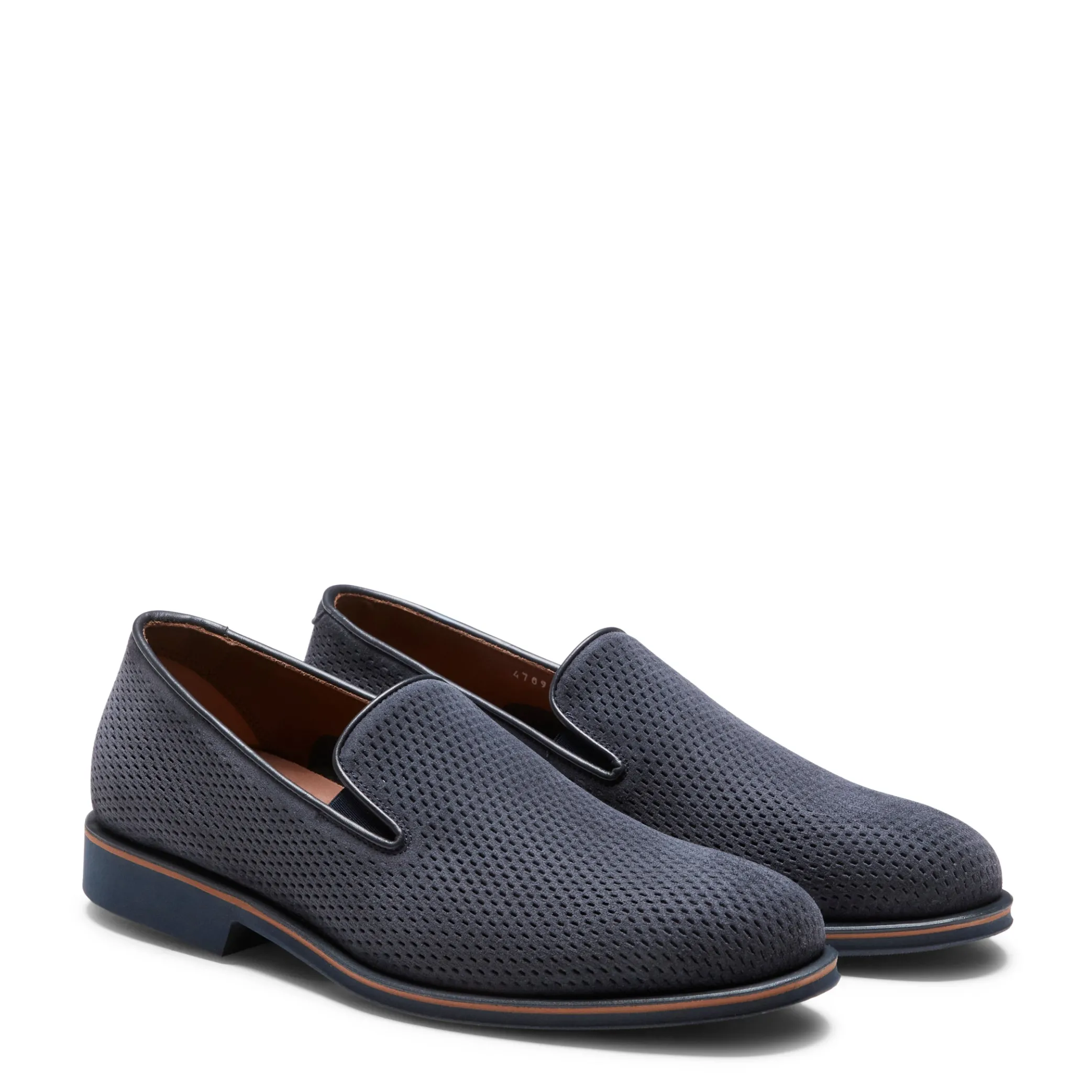 Blue Suede Slippers | Fratelli Rossetti