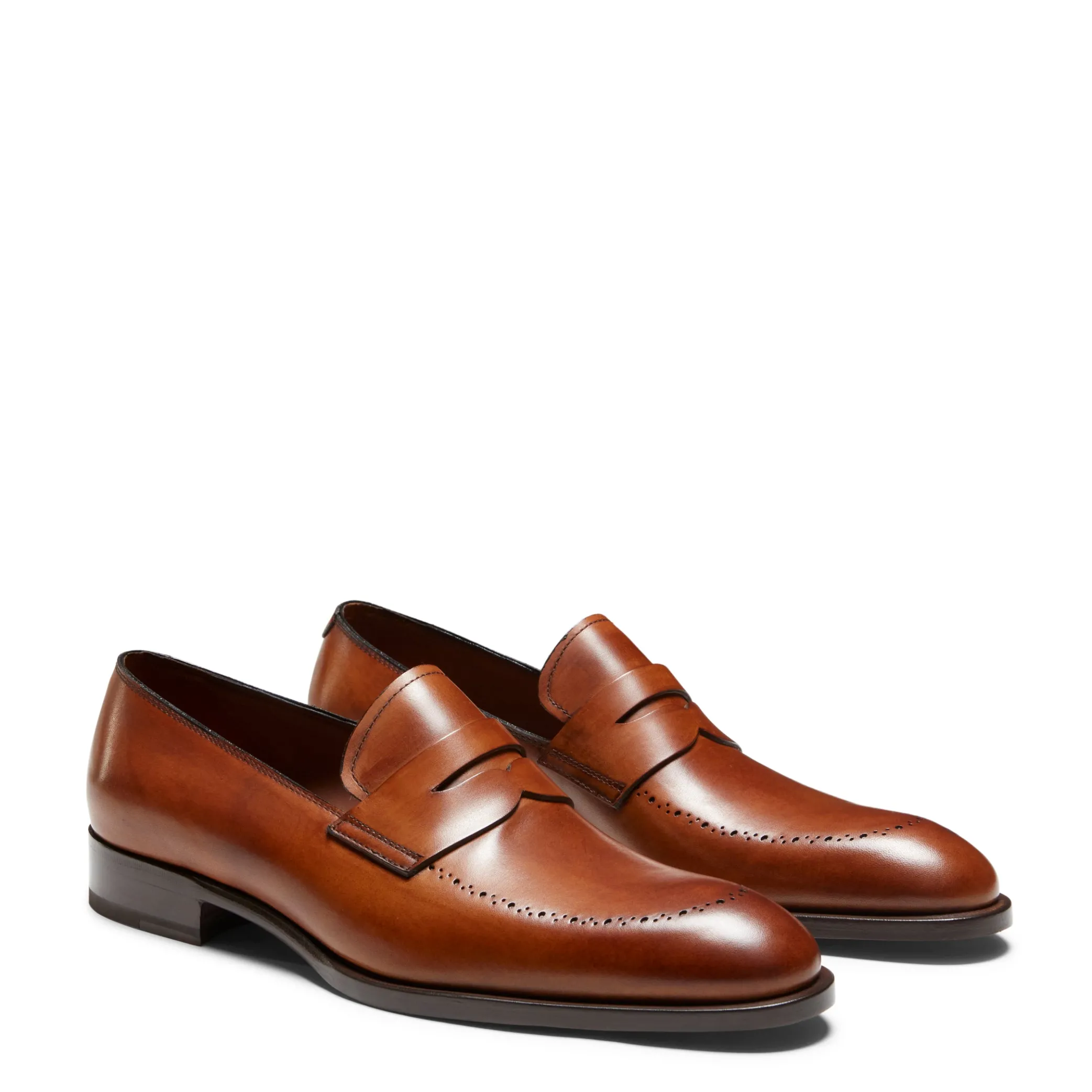 Cognac Couloured- Leather Loafer