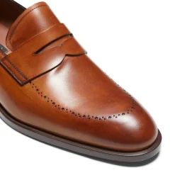 Cognac Couloured- Leather Loafer