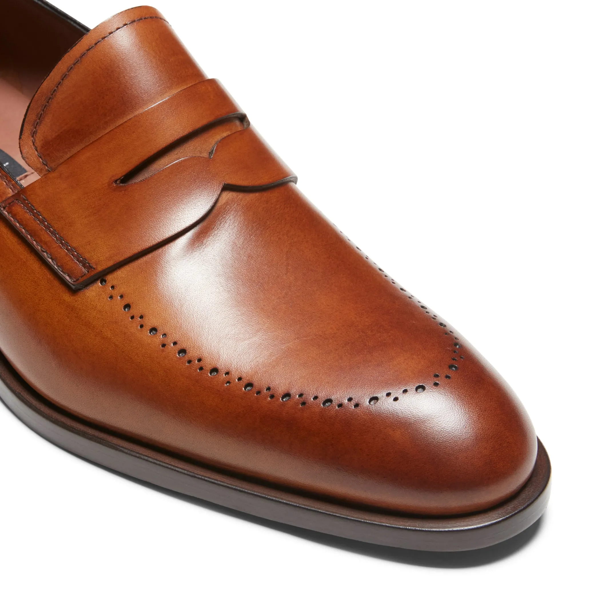 Cognac Couloured- Leather Loafer