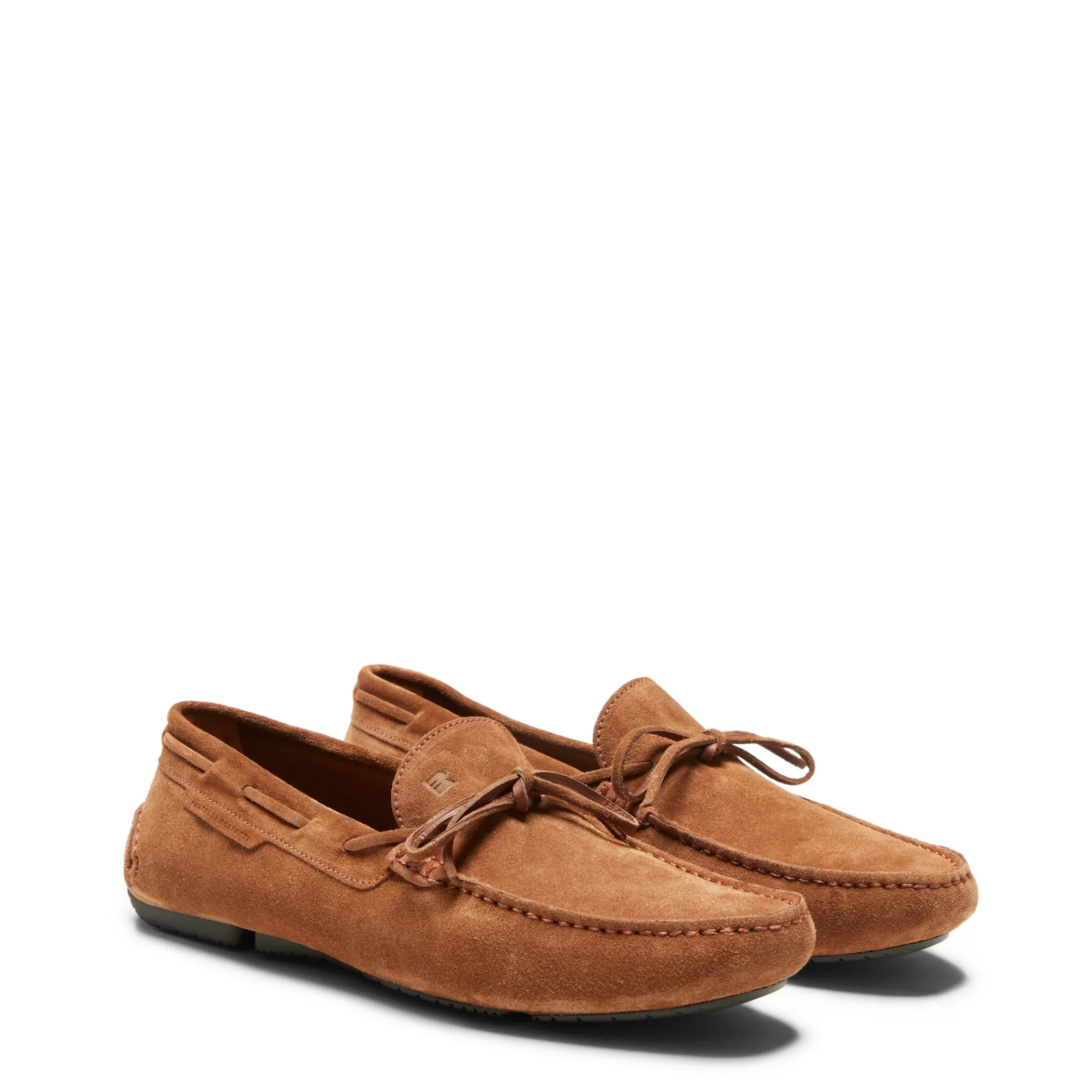 Cognac Suede Driver Loafer | Fratelli Rossetti