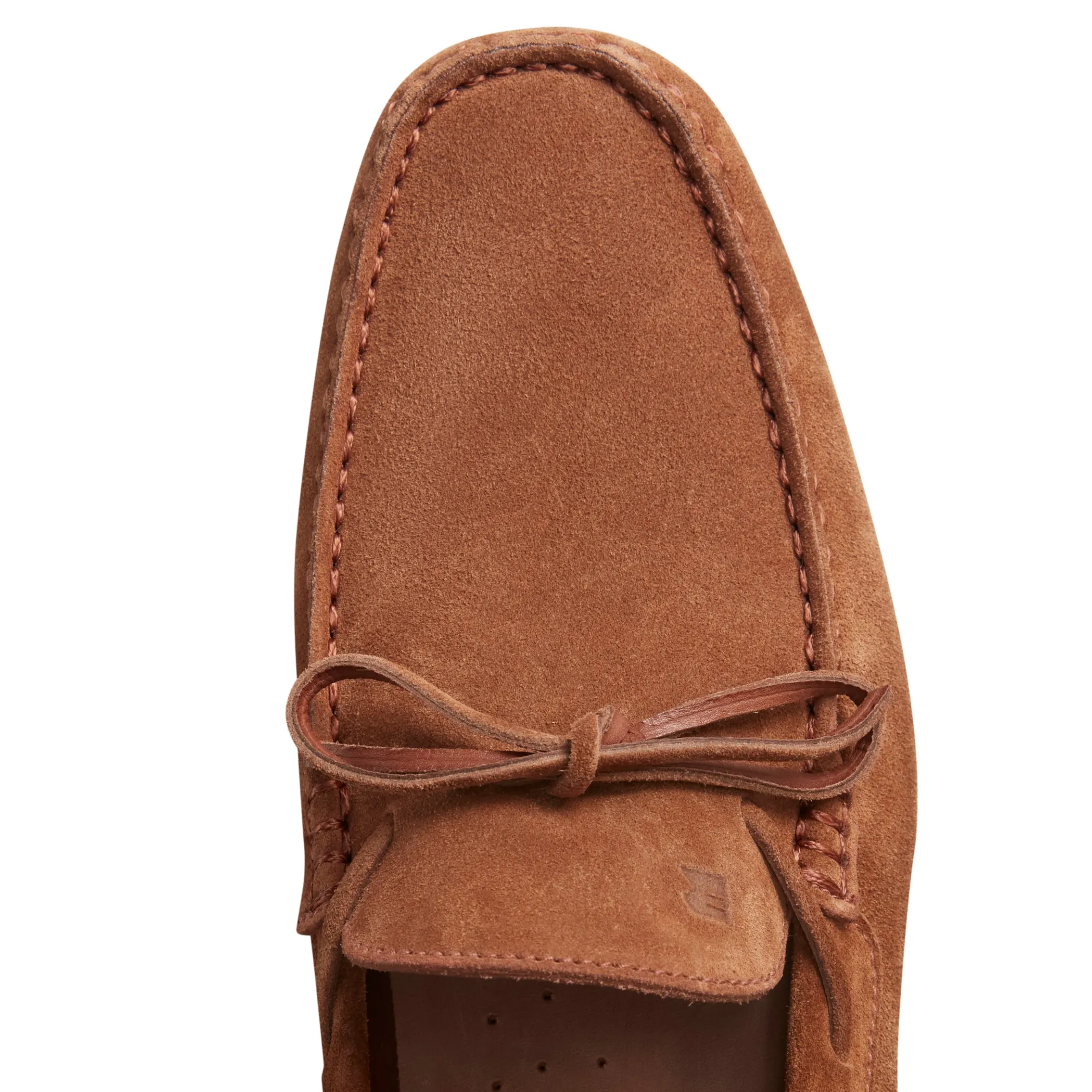 Cognac Suede Driver Loafer | Fratelli Rossetti