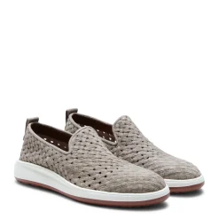 Dove Grey Woven Suede Sneaker | Fratelli Rossetti