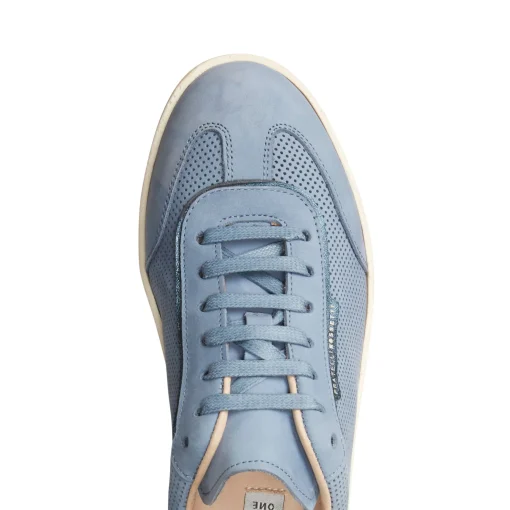 Gentian-blue Suede Sneakers | Fratelli Rossetti