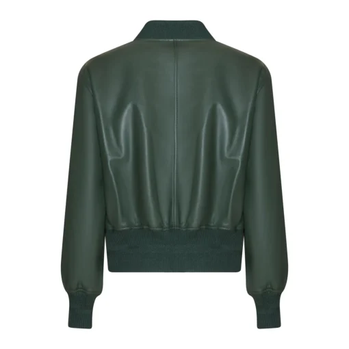 Green Nappa Leather Bomber | Fratelli Rossetti