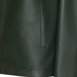 Green Nappa Leather Jacket | Fratelli Rossetti