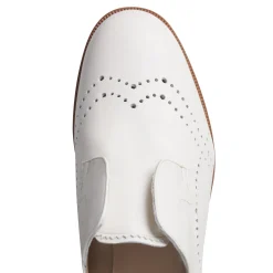 Ivory Leather Lace-up Shoes | Fratelli Rossetti