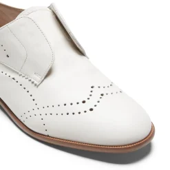 Ivory Leather Lace-up Shoes | Fratelli Rossetti