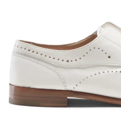 Ivory Leather Lace-up Shoes | Fratelli Rossetti