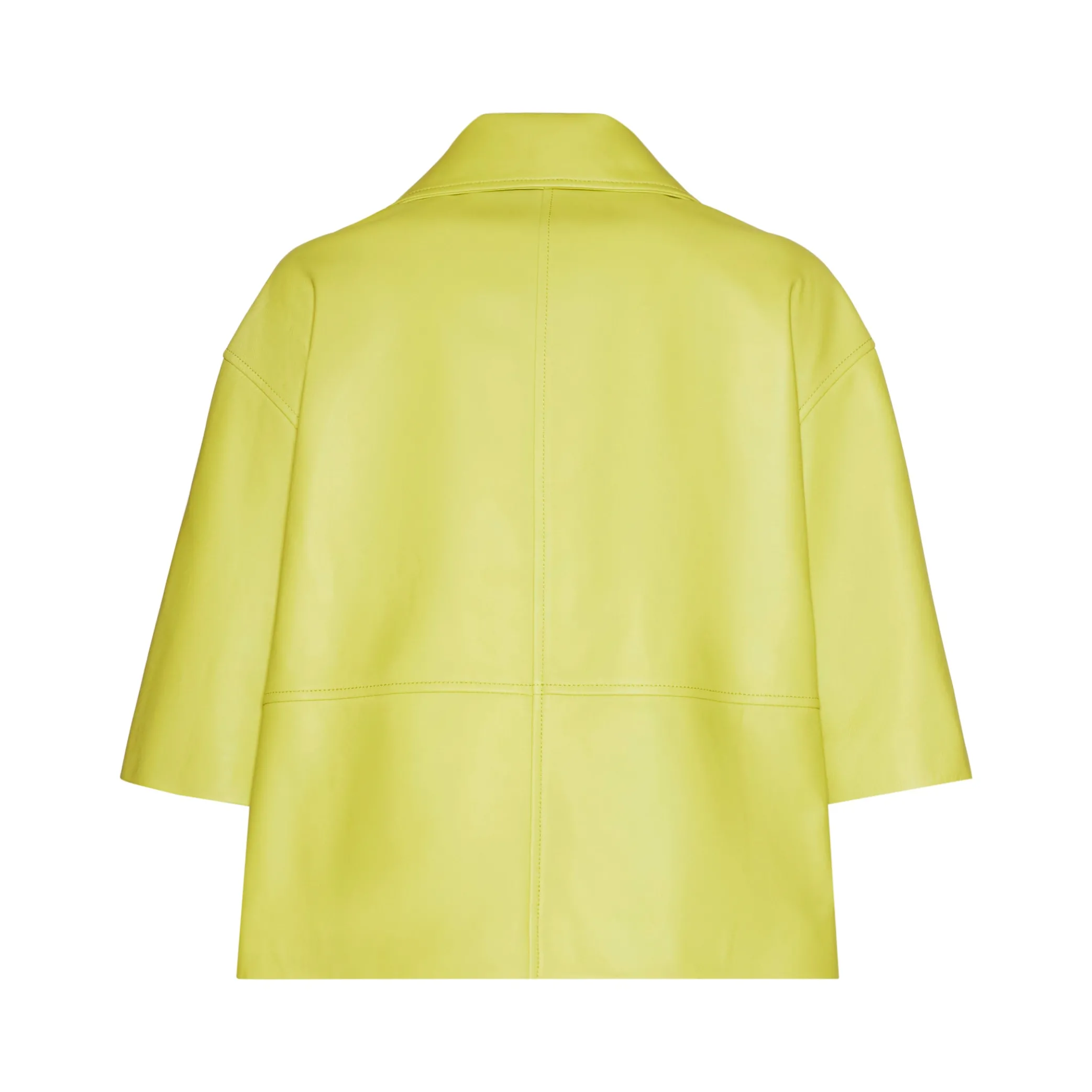 Lime Green Nappa Cape | Fratelli Rossetti