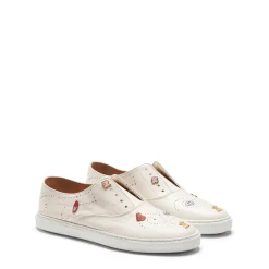 Milk White Hobo Sport Charms Sneaker | Fratelli Rossetti