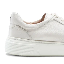 Milk-white Leather Sneakers | Fratelli Rossetti