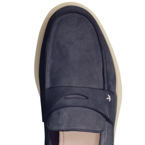 Mocassino In Suede-Fratelli Rossetti
