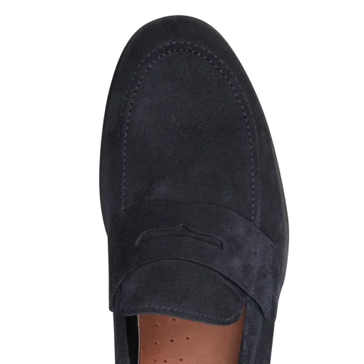 Mocassino In Suede-Fratelli Rossetti