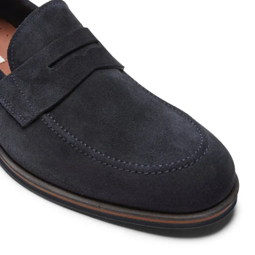 Mocassino In Suede-Fratelli Rossetti
