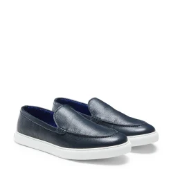 Mocassino Uomo In Pelle Blu-Fratelli Rossetti