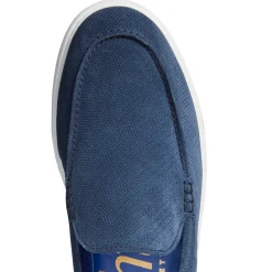Mocassino Uomo In Suede Blu-Fratelli Rossetti