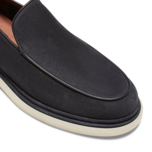Mocassino Uomo In Suede-Fratelli Rossetti