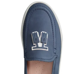 Navy Blue Brera Sport Sneaker | Fratelli Rossetti