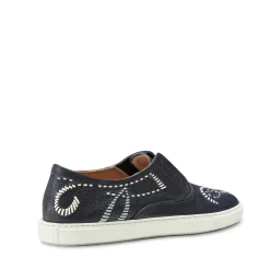 Navy Blue Hobo Sport Sneaker | Fratelli Rossetti