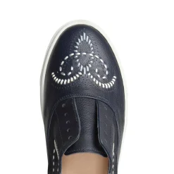 Navy Blue Hobo Sport Sneaker | Fratelli Rossetti