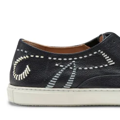 Navy Blue Hobo Sport Sneaker | Fratelli Rossetti