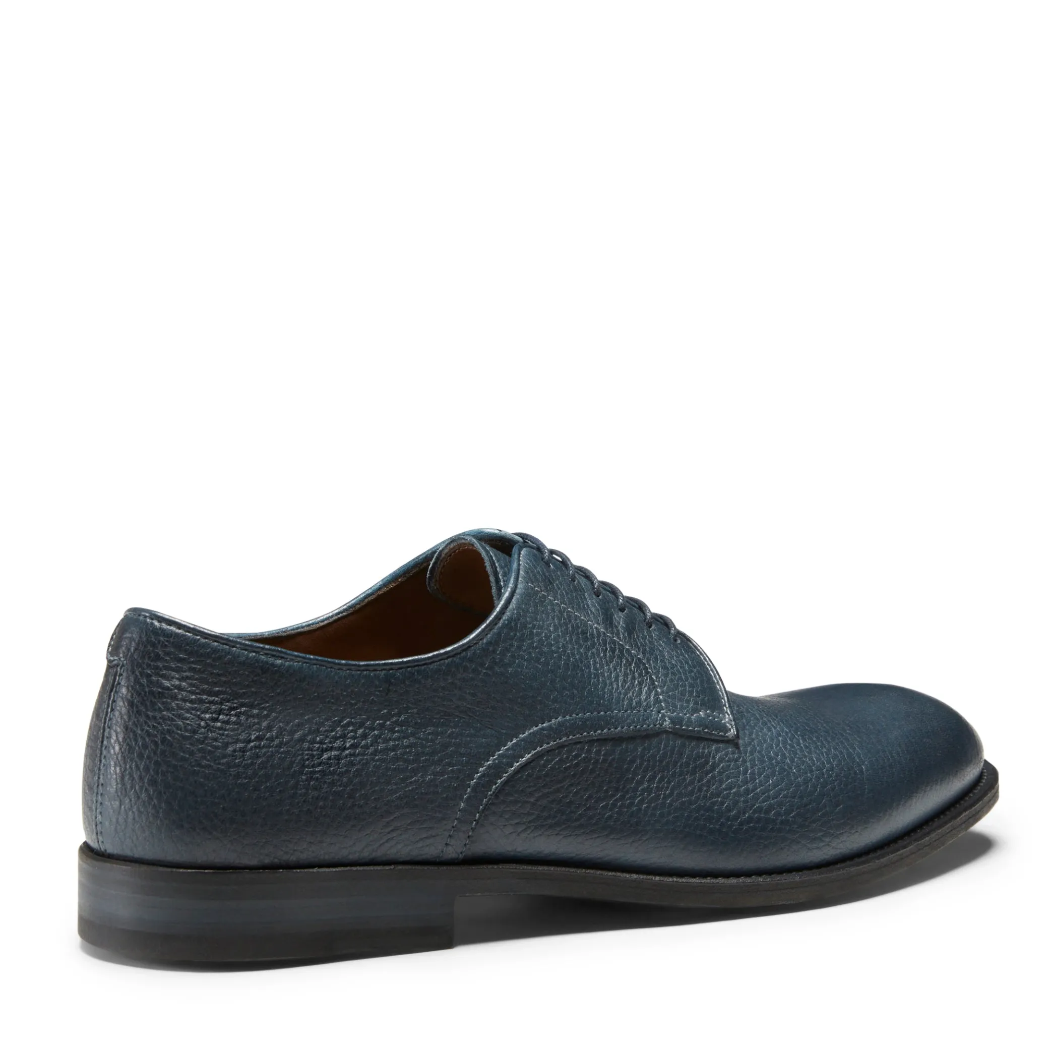 Ocean Blue Leather Lace-up Shoe | Fratelli Rossetti