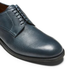 Ocean Blue Leather Lace-up Shoe | Fratelli Rossetti