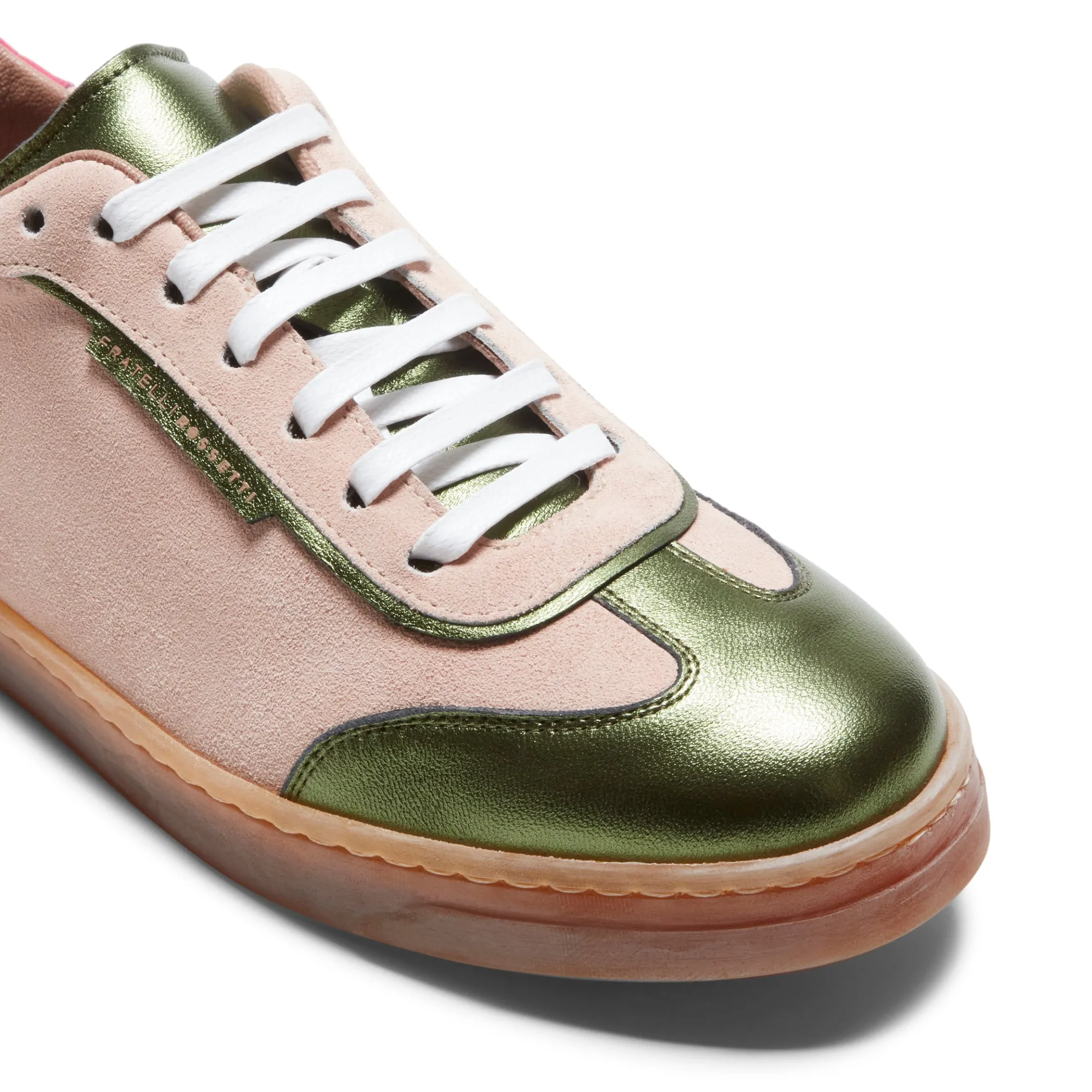 Peach Pink Suede Sneakers | Fratelli Rossetti