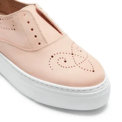 Peach Suede Hobo Sport Sneaker | Fratelli Rossetti
