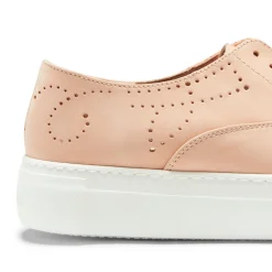 Peach Suede Hobo Sport Sneaker | Fratelli Rossetti