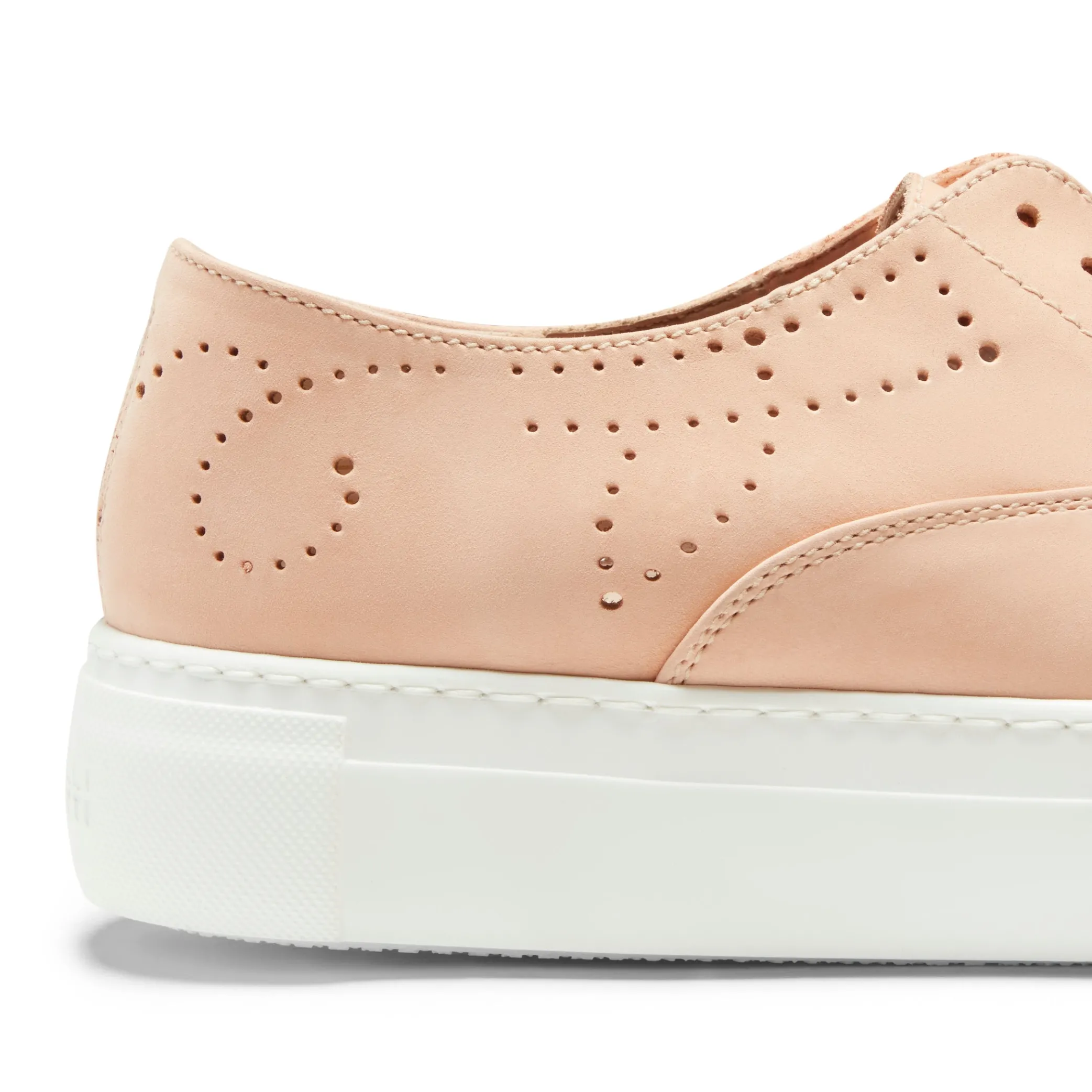 Peach Suede Hobo Sport Sneaker | Fratelli Rossetti