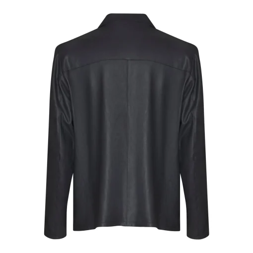 Reversible Blue Suede Jacket | Fratelli Rossetti