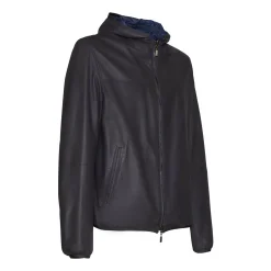 Reversible Grey Suede Jacket | Fratelli Rossetti