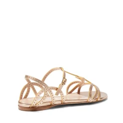 Sandalo Donna In Pelle Oro-Fratelli Rossetti