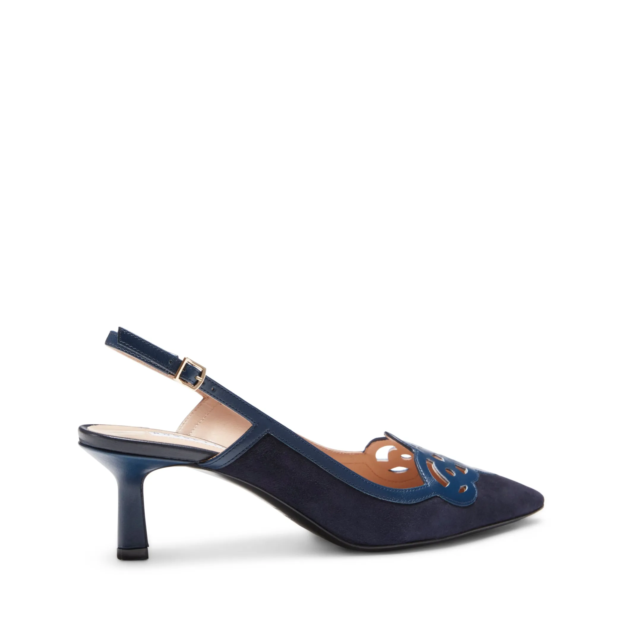 Sandalo Donna In Suede Blu-Fratelli Rossetti