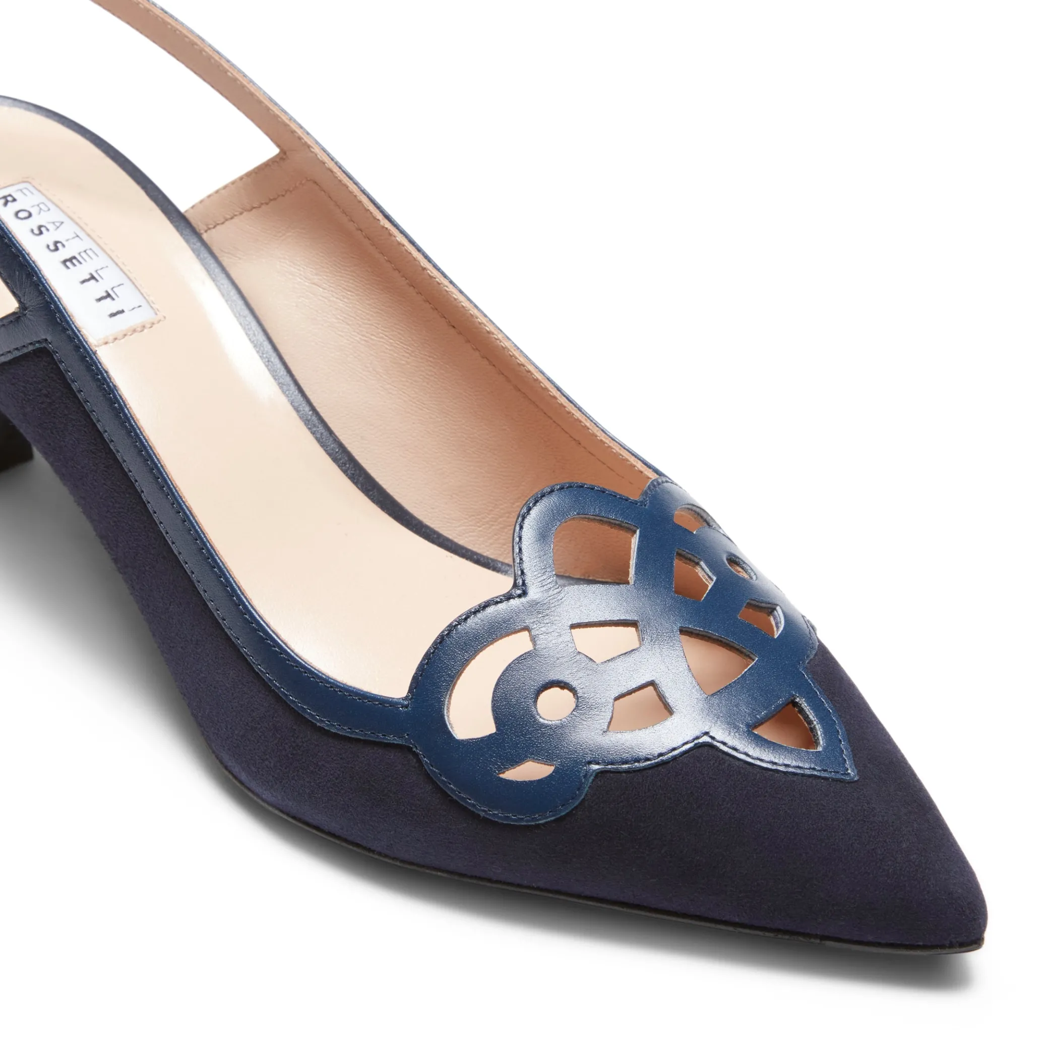 Sandalo Donna In Suede Blu-Fratelli Rossetti