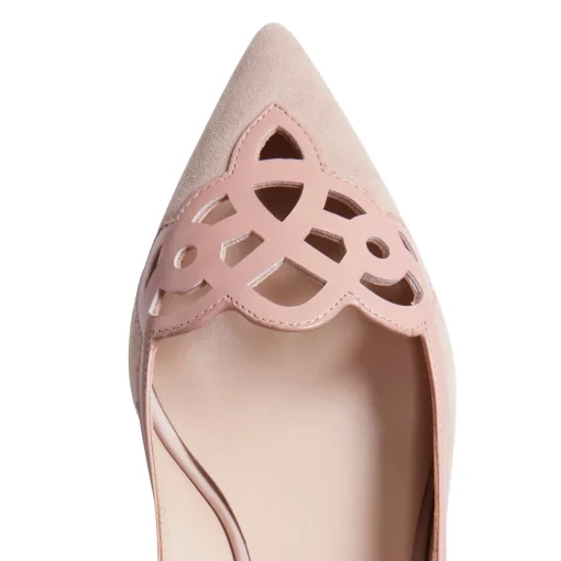 Sandalo Donna In Suede Fard-Fratelli Rossetti