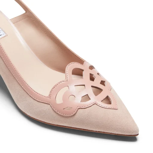Sandalo Donna In Suede Fard-Fratelli Rossetti