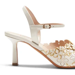 Sandalo Donna Romantic Flower In Pelle-Fratelli Rossetti