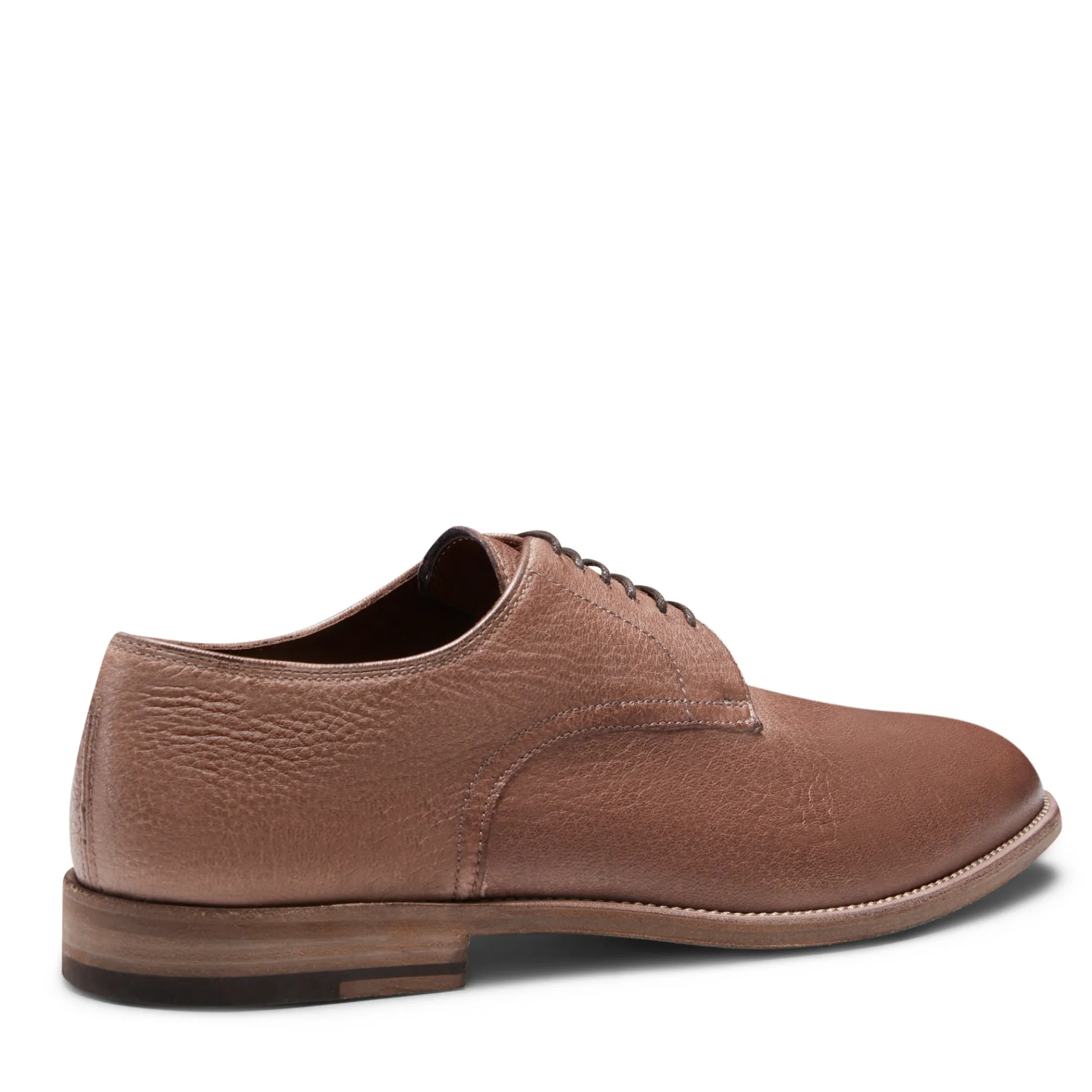 Taupe Leather Lace-up Shoe | Fratelli Rossetti