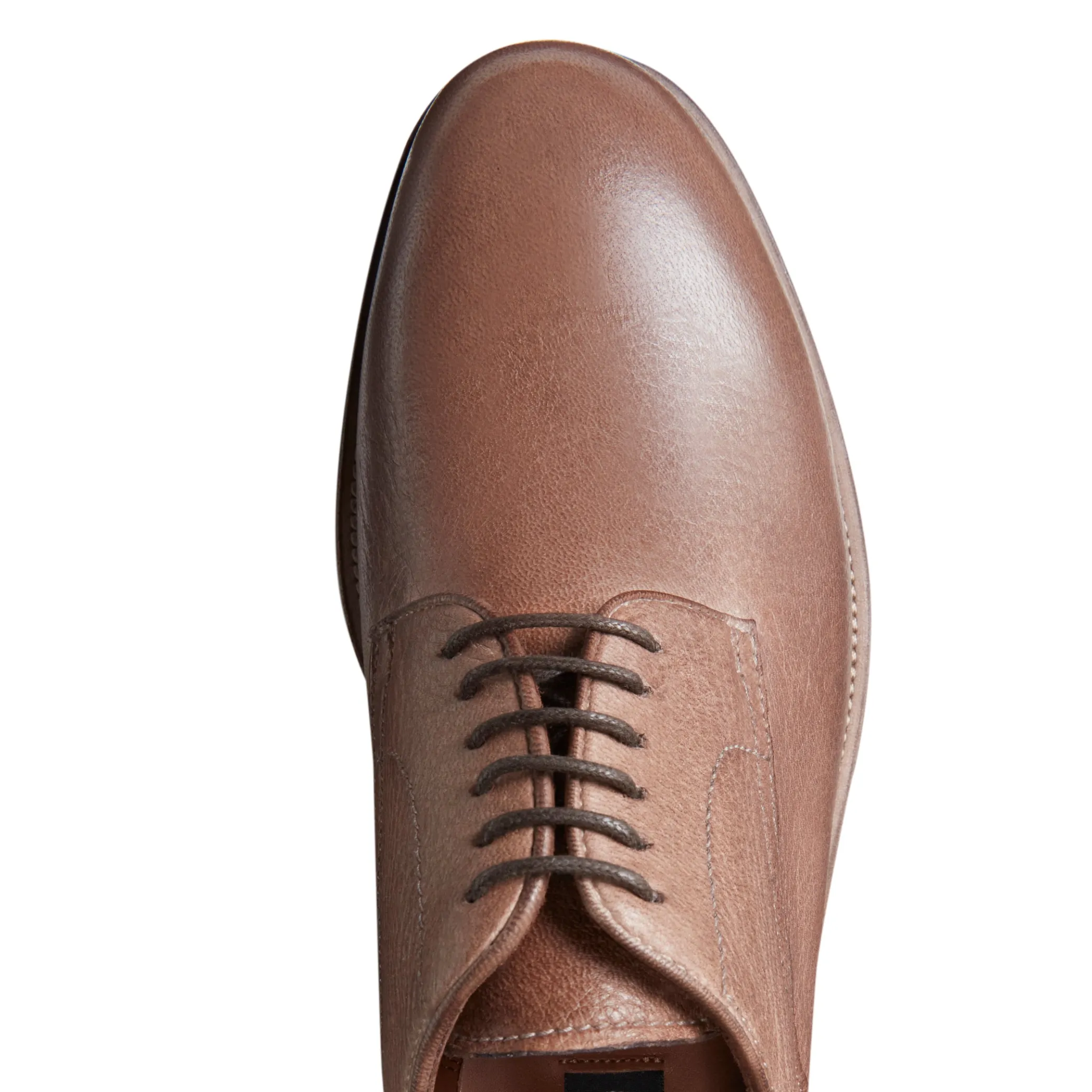 Taupe Leather Lace-up Shoe | Fratelli Rossetti